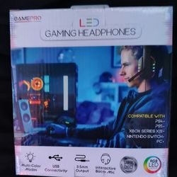 Gaming Headphones RGB LED Lights!