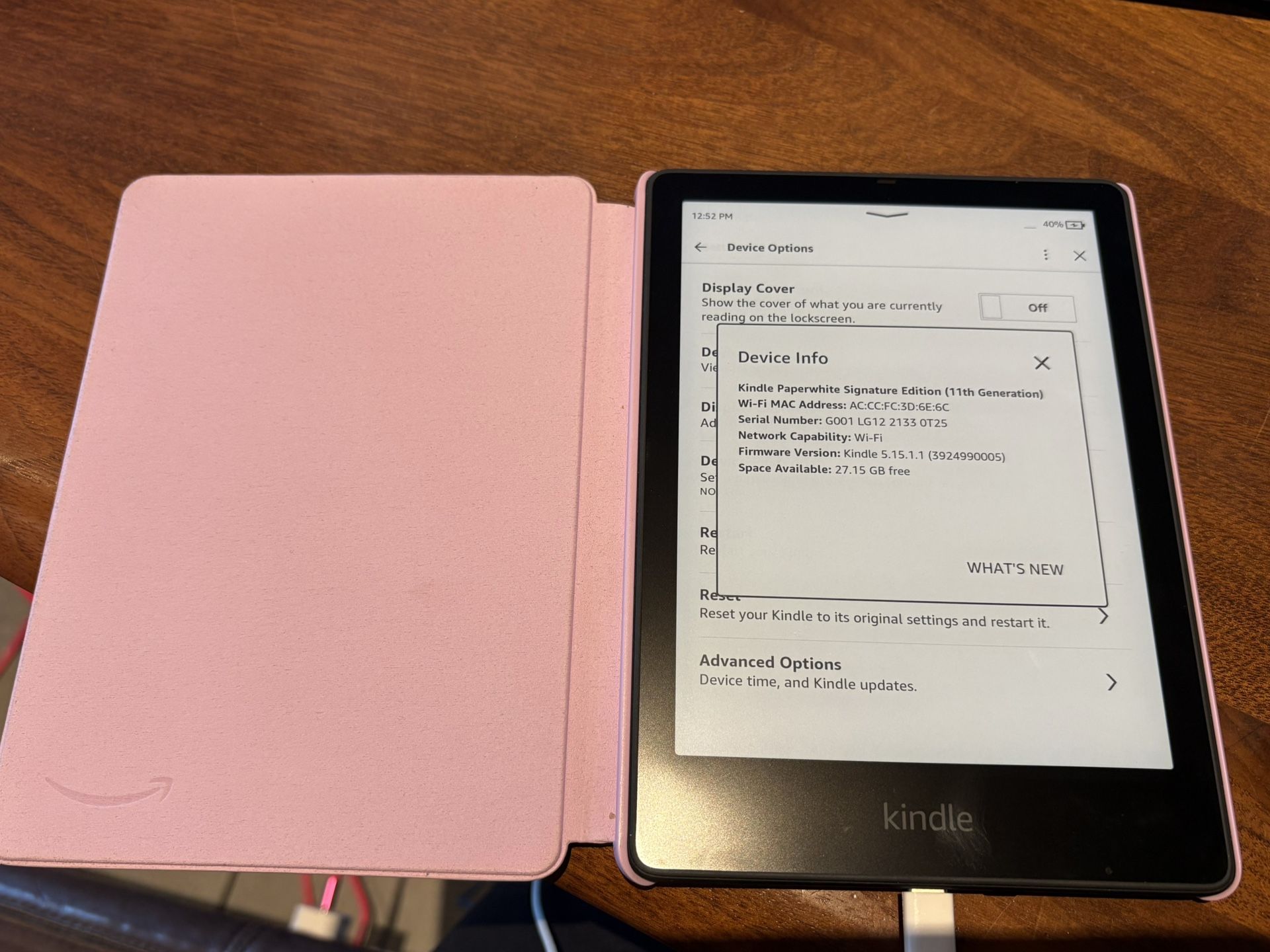 Amazon Kindle Paper white Signature Edition - 11th Gen - 32gb