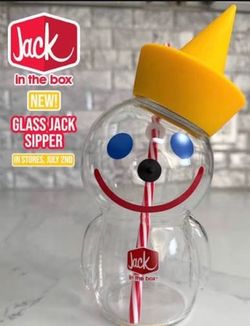 Jack In The Box Glass Sipper