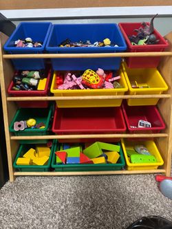 Kids Toy Storage Organizer with Bins