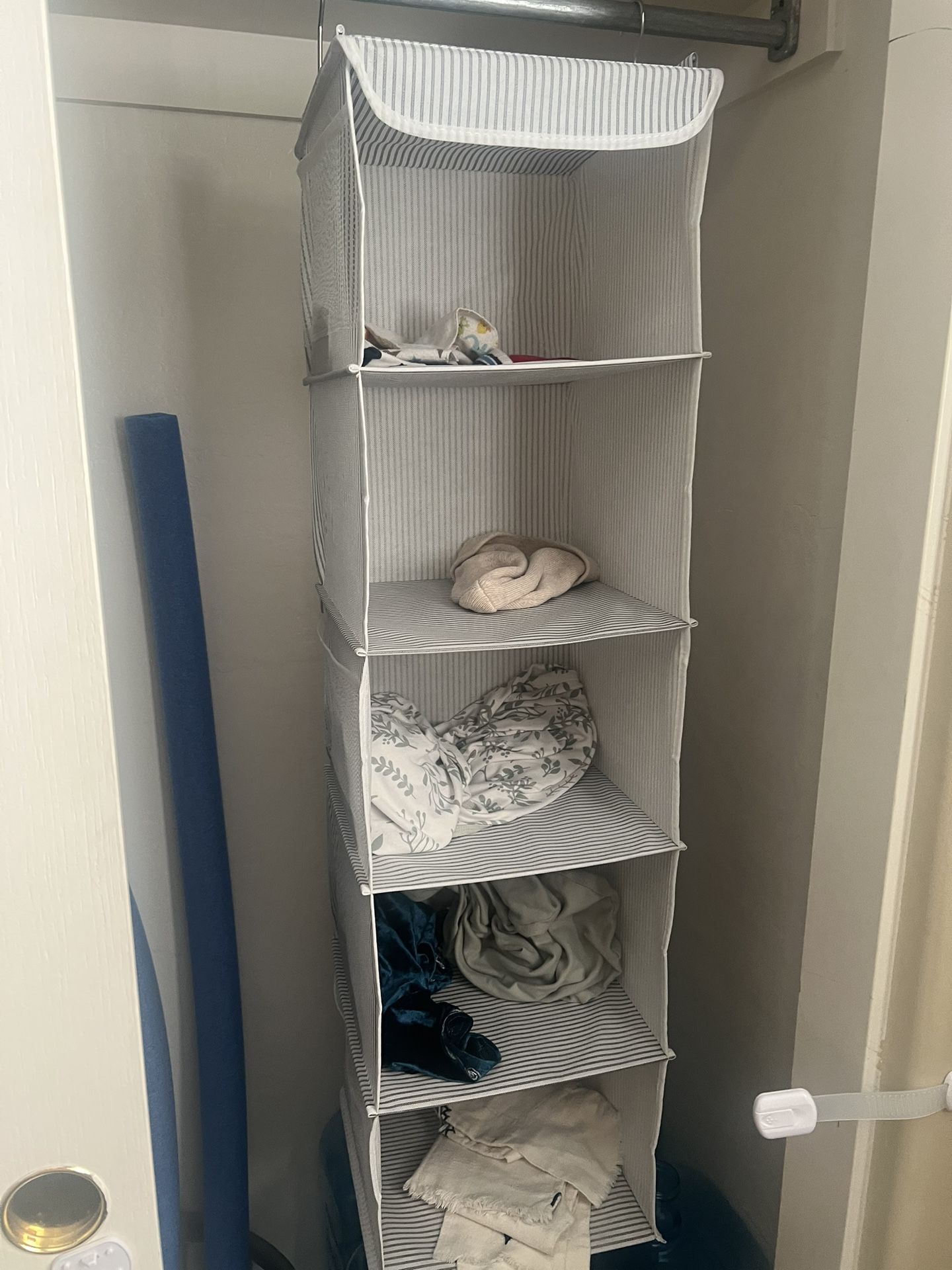 Hanging Closet Shelf Organizer Storage
