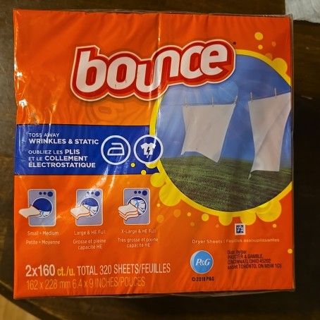 Bounce Dryer Sheets 1 Pack Of 2 Boxes! Read Description