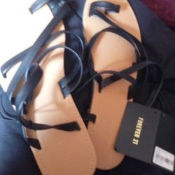 Black Sandals 