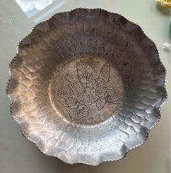 MCM Hand Forged Aluminum Bowl