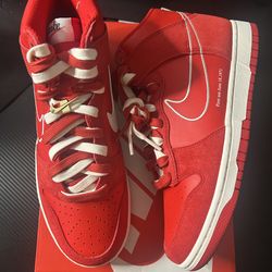 Nike Dunk High First Use Red Size 9 New