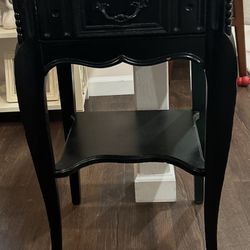 Black Side Table