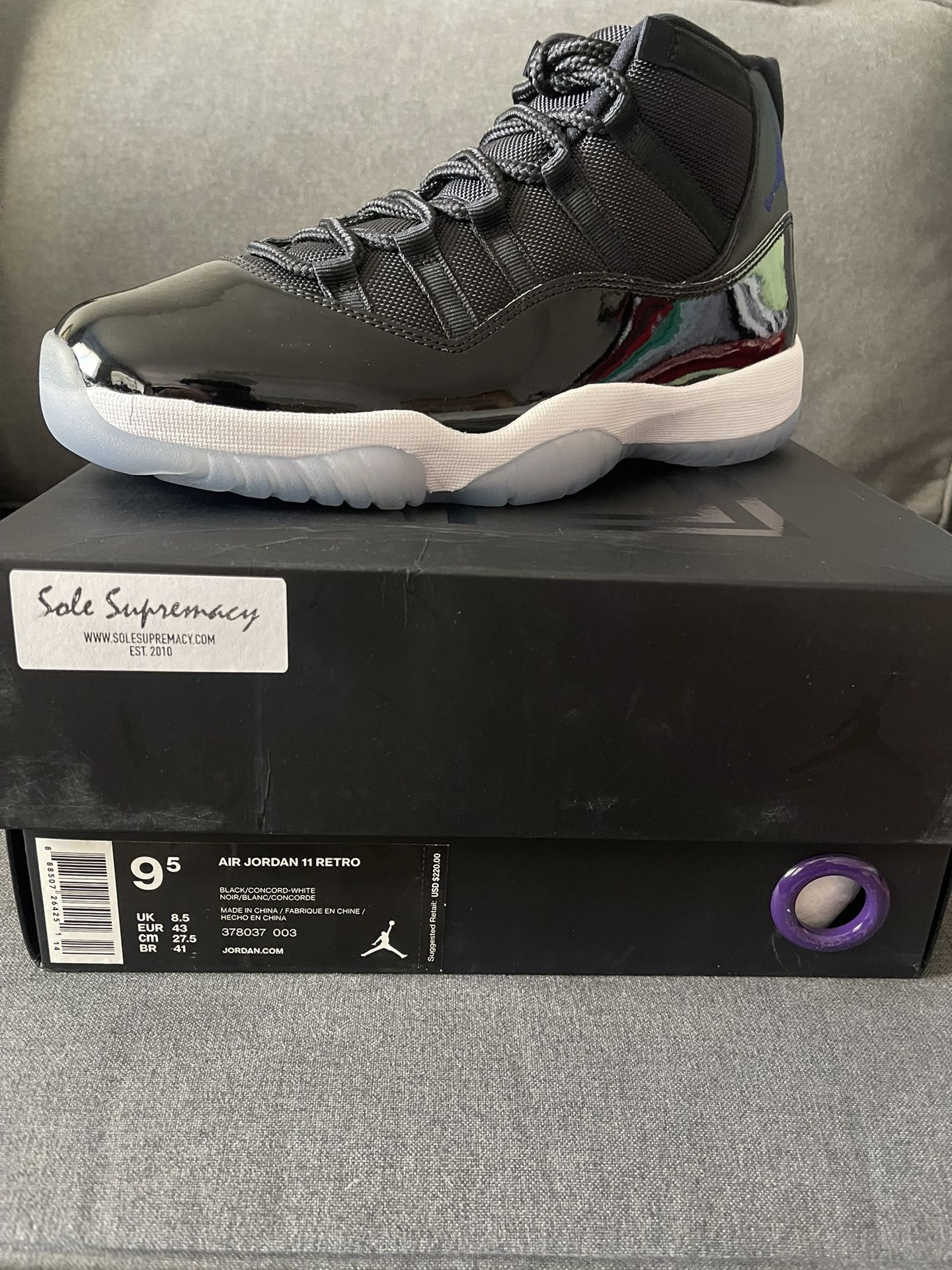 Ds Pair Of Jordan Retro 11’s Space Jam Size 9.5 