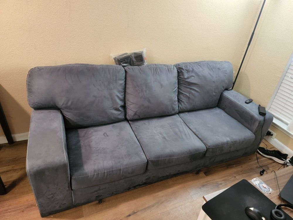 Blue Ashley Sofa (Kanosh)