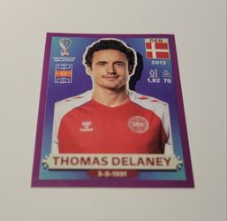 Panini World Cup 2022 DELANEY PURPLE BARRIER