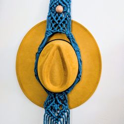 Handmade Macrame Cowboy Hat Holder