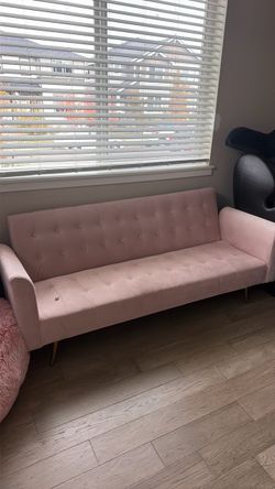 Free pink futon