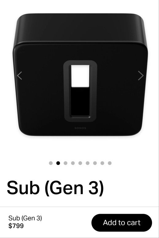 Sonos Subwoofer Gen 3