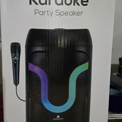 Karaoke Bluetooth Speaker 8" X 2 Woofers with mic