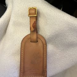 Used Louis Vuitton Beige Luggage Tag