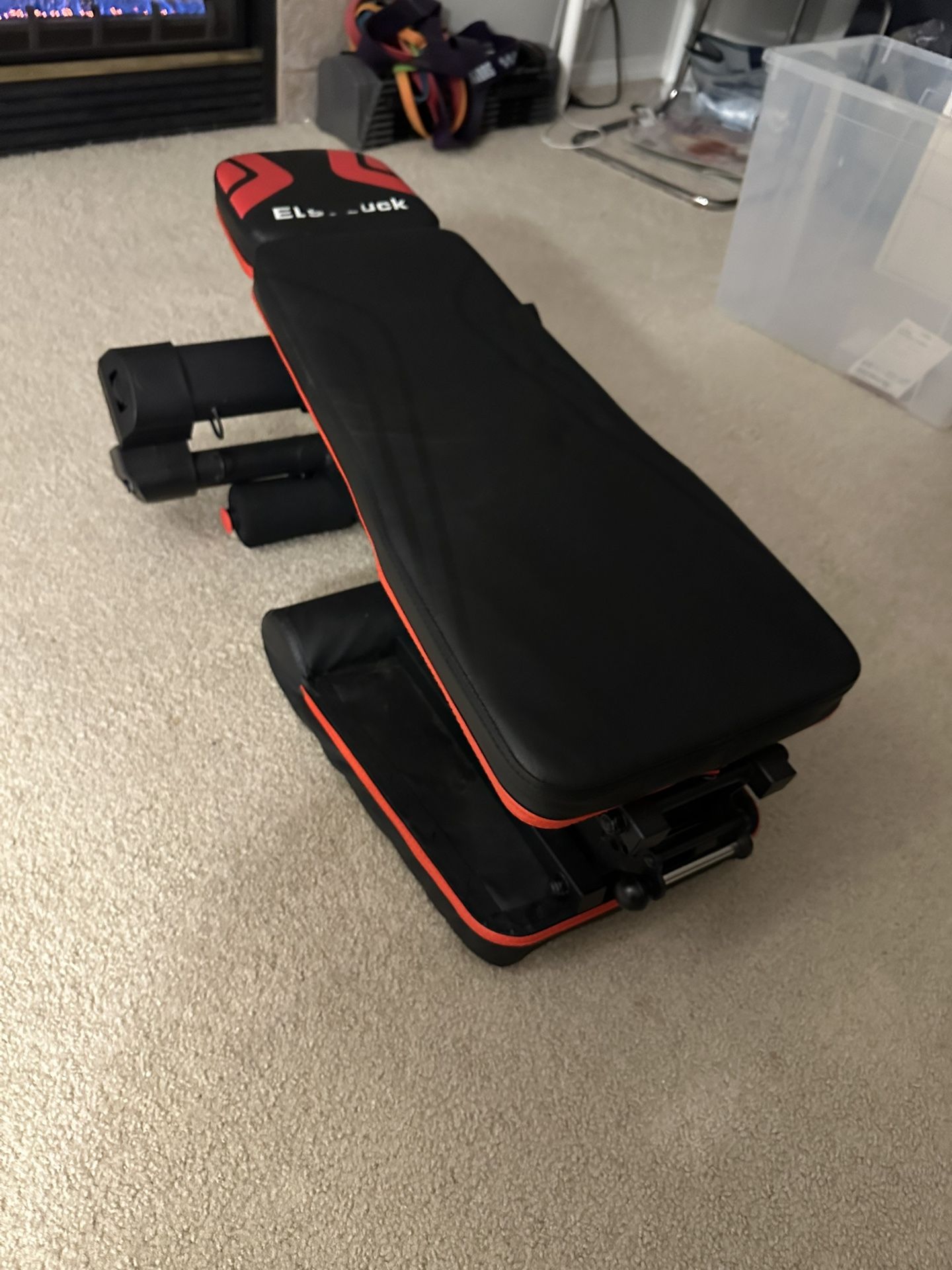 Workout Bench With Bands