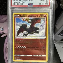 Pokémon TCG Radiant Charizard Crown Zenith 020/159 PSA 10 Gem Mint