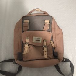 Pink Backpack/Travel Vintage Schoolbag