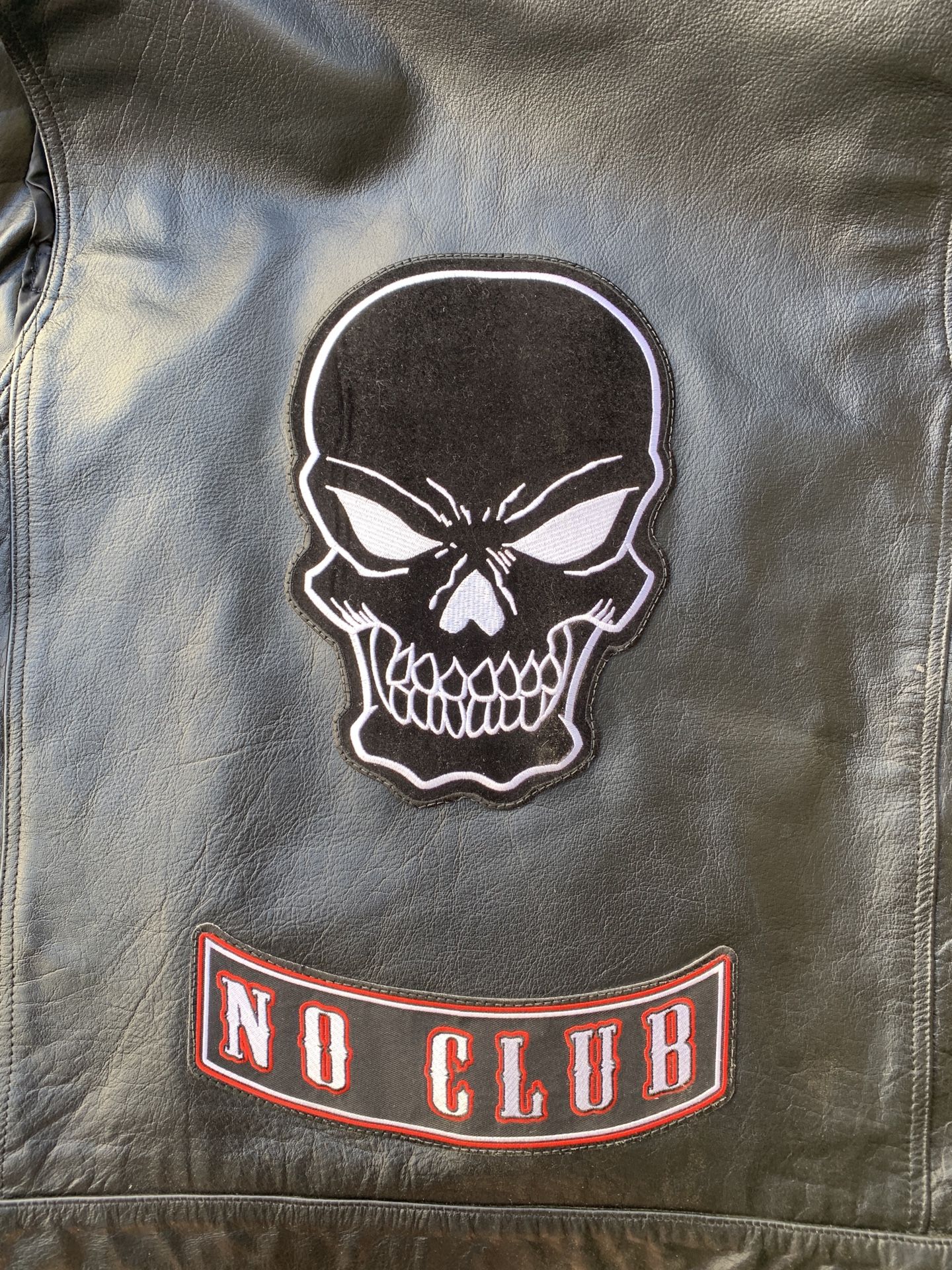 Leather Motorcycle Vest