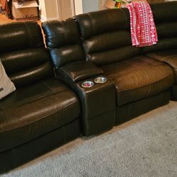 Leather Couch 