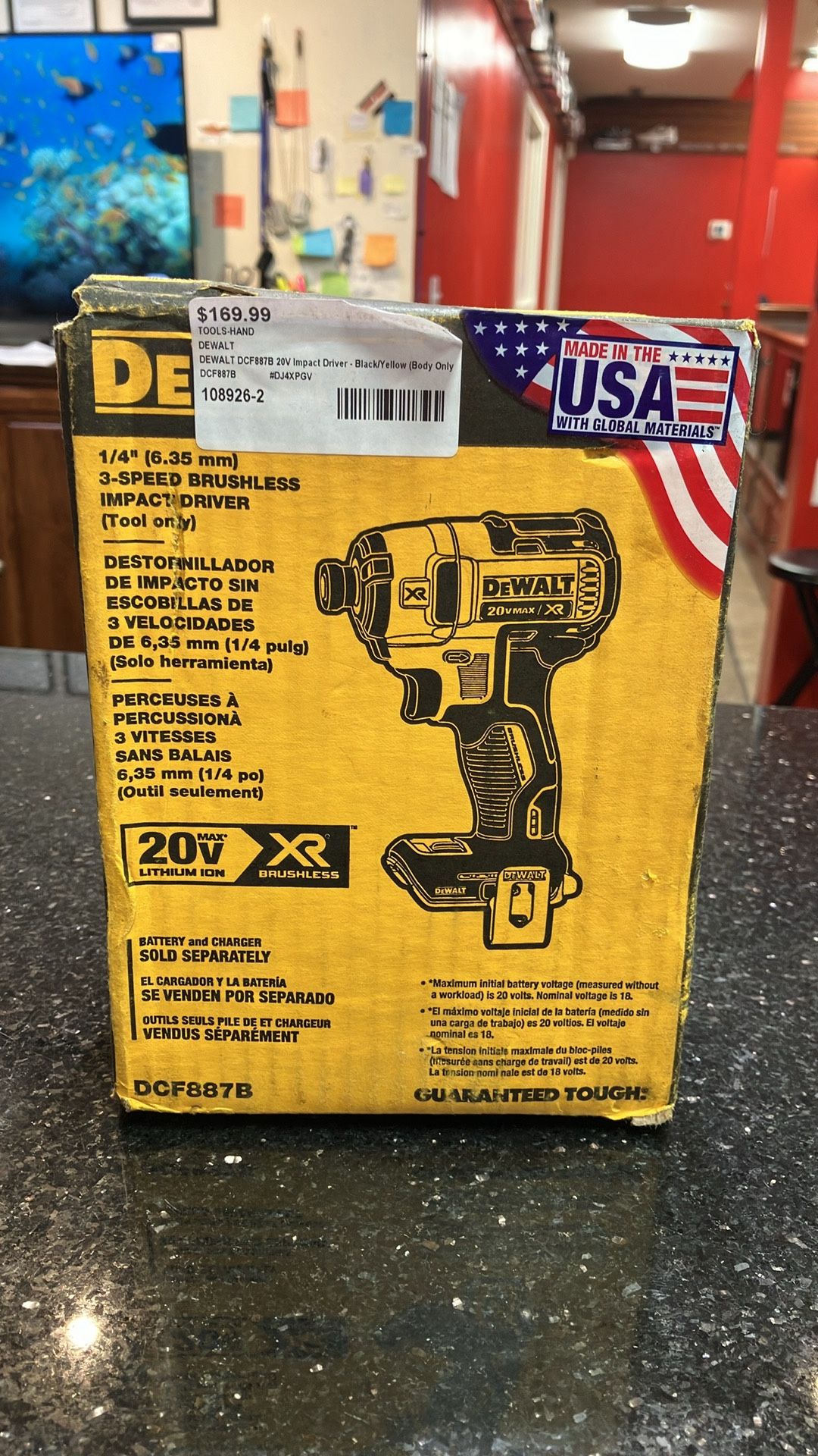 Dewalt Impact Driver #108926-2 MJ