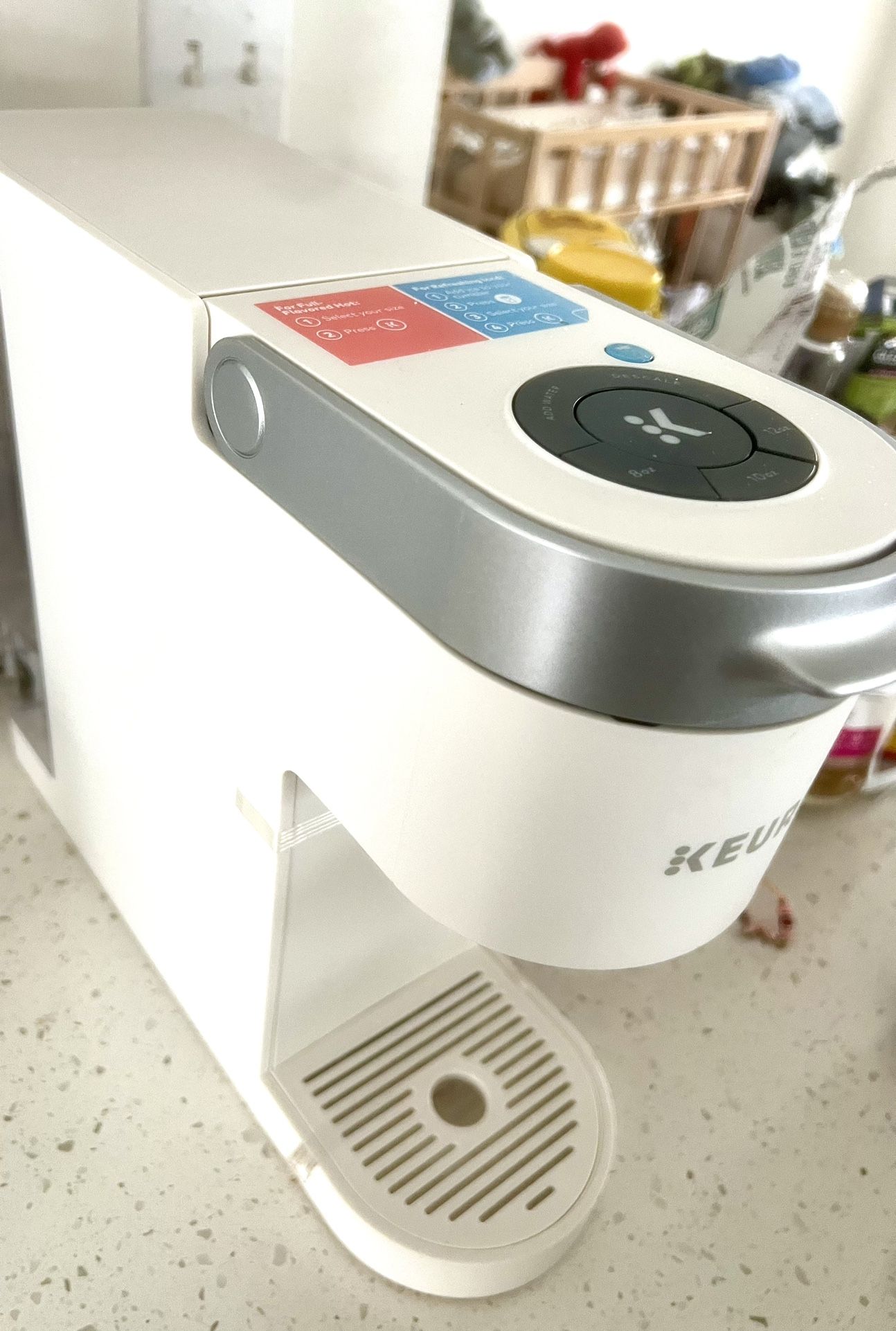 White Keurig Coffee Machine
