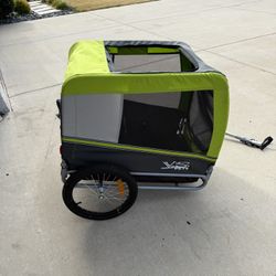 Bike trailer for medium or large pet up to 78 pounds