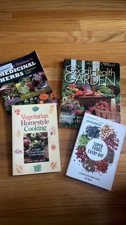 Lot of 4 Health & Gardening Books