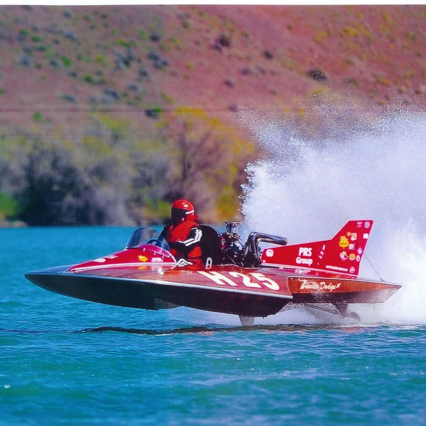 Vintage Hydroplane H-25 Annie’s Dodge II w/ Trailer