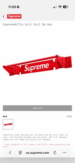 Supreme Tru Grit Pull up Bar