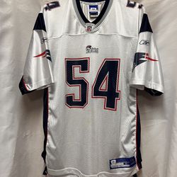 Vintage NFL New England Patriots #54 BRUSCHI Reebok Jersey