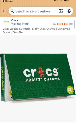 Brand new 13 pack Crocs Jibbitz Holiday Shoe Charms 13-Pack