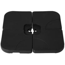 4-Piece Plastic Hanging Cantilever Patio Umbrella base 
