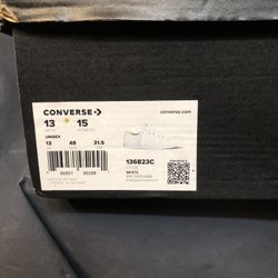 CONVERSE  WHITE CHUCK TAYLORS