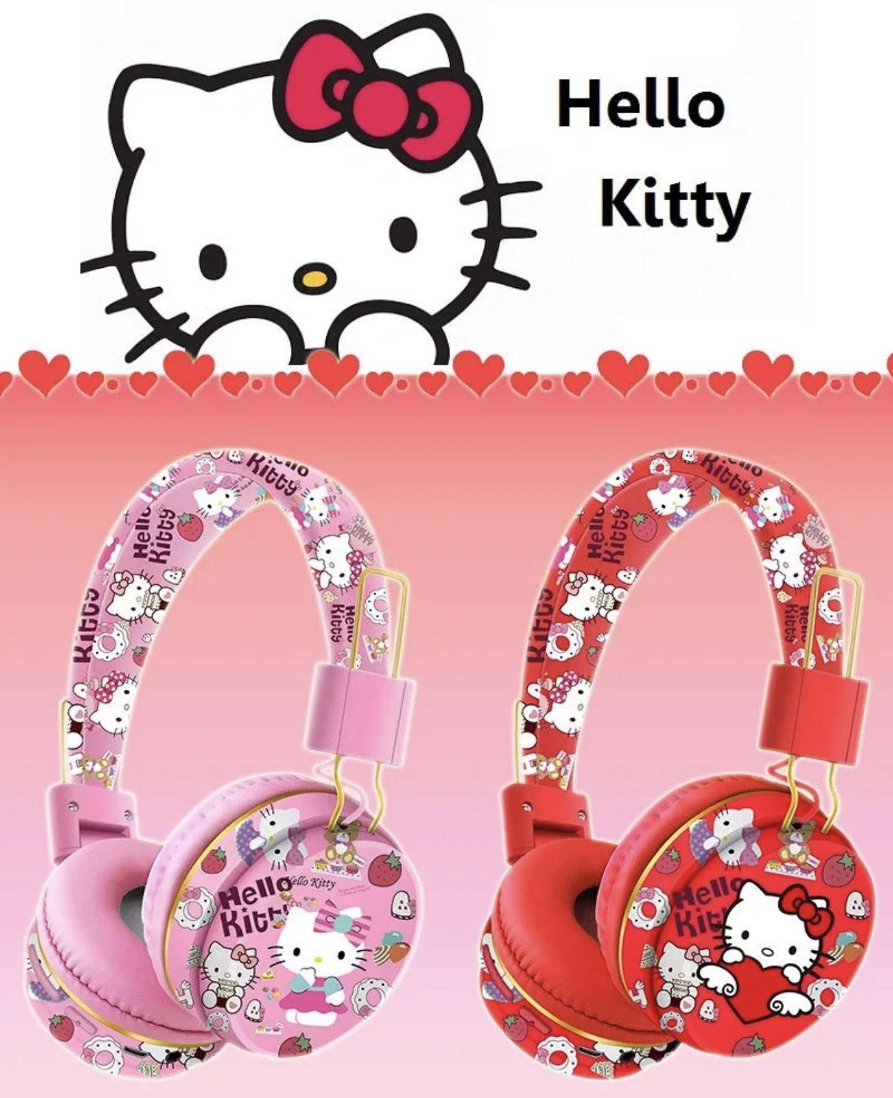 Hello Kitty Bluetooth Headphones 