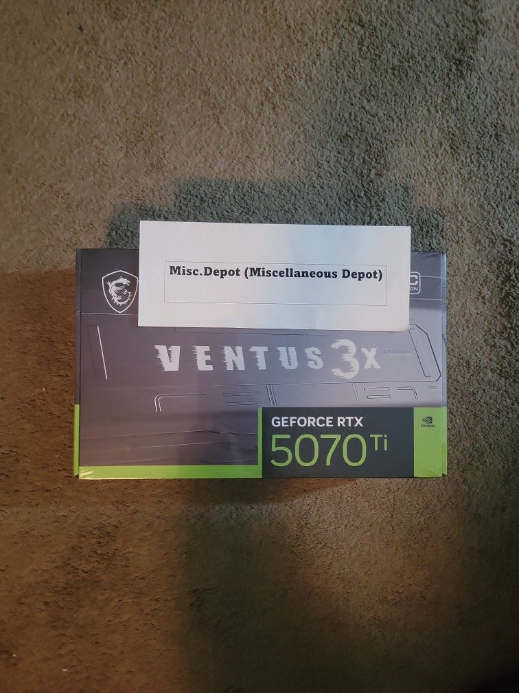MSI Ventus 3x 5070ti 5070 ti GPU - Graphics Card