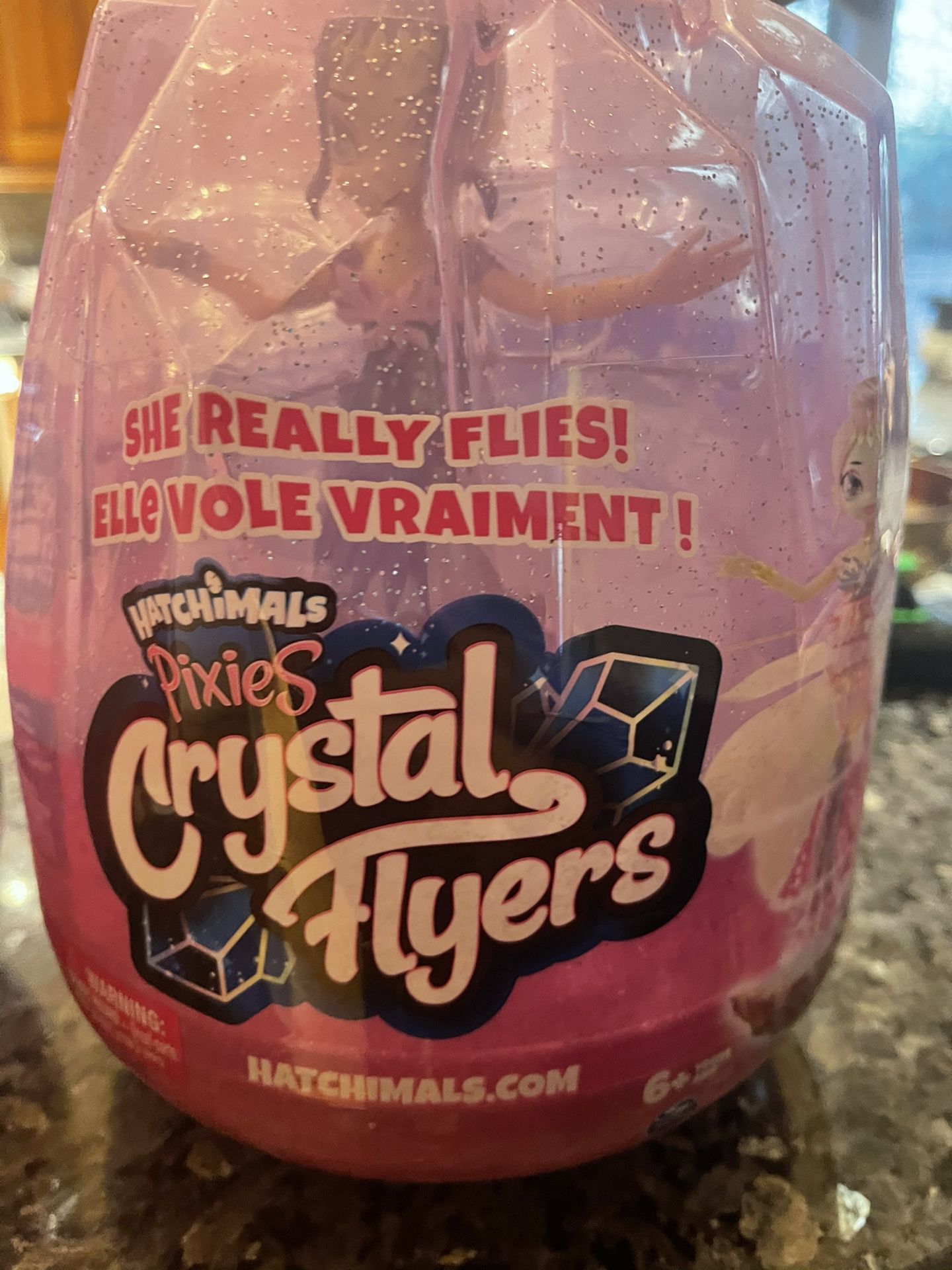 Brand New 2 Crystal Flyers Hatchimals!! Purple & Pink!!!!