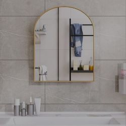 Arched Bathroom Mirror, 16"x20"
