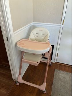 Peg Perego Prima Pappa Zero3 High Chair – Pink