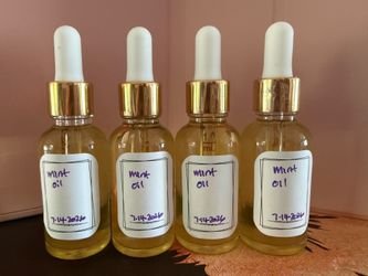 Homegrown/made Mint oil
