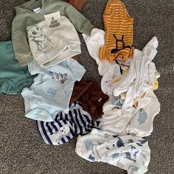 Baby Cloths 0-3 Months And New Some Are Brand New Never Worn Once 