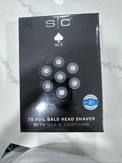SC Ace 7X Foil Bald Head Shaver