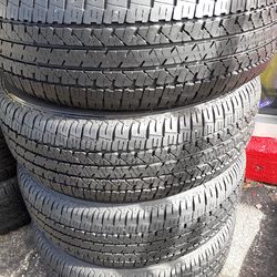 Set of 4 matching tires Firestone size 215/55R17 80 90% life