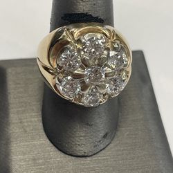 14k Gold and Diamond Ring