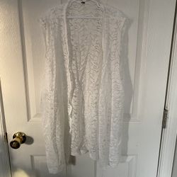 White Lace Cardigan
