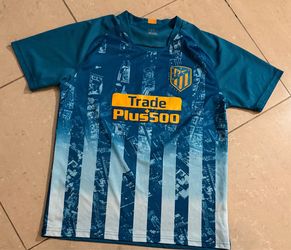 Atlético Madrid Third Futbol Soccer 2018-19 Jersey Sz Large  Number 1 a lil distressed