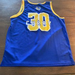 Ultra Game NBA Golden State Warriors Stephen Steph Curry #30 Mens NBA 1946 edition Jersey Sz Large L