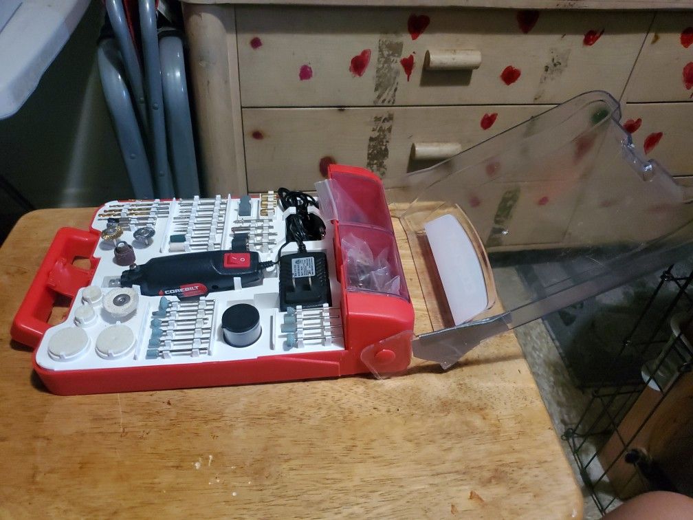 Corebilt 186 Pcs. Rotary Tool and Accessory 12V-6W for Sale in Los Angeles,  CA - OfferUp