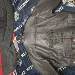 Hard Rock Cafe Cancun Leather Jacket