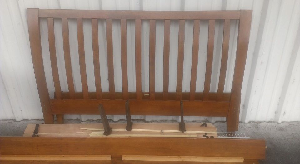 Teak King Size Bed Frame