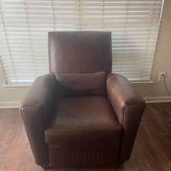 Brown Leather Couch